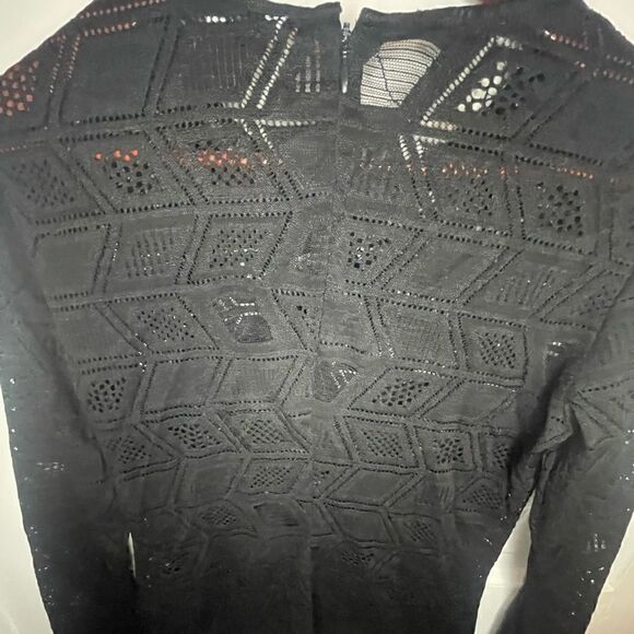 & Other Stories Crocheted Long Sleeve Blouse Size 8 - Picture 4 of 10